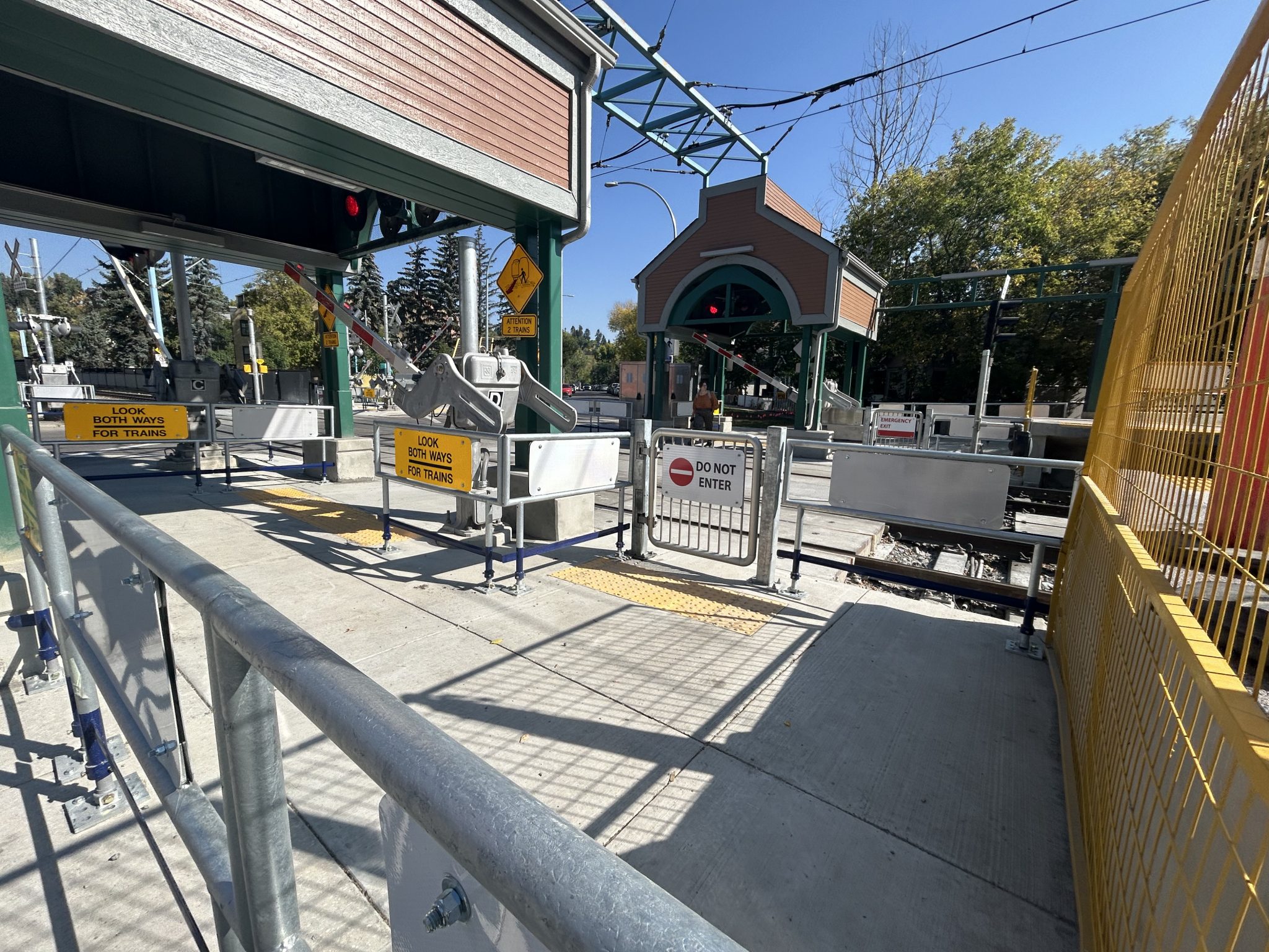 photo of new Sunnyside Station crossing improvements
